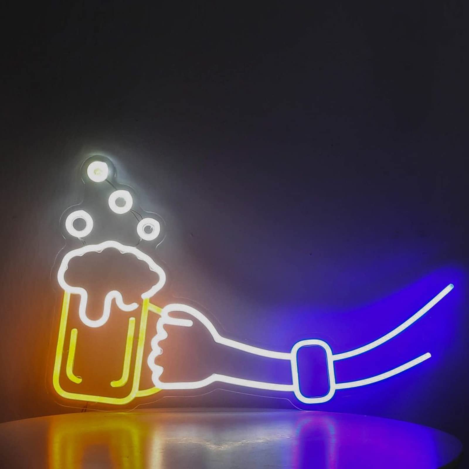 ネオン看板 CHEERS! ビール デザインネオンサインインテリア間接照明